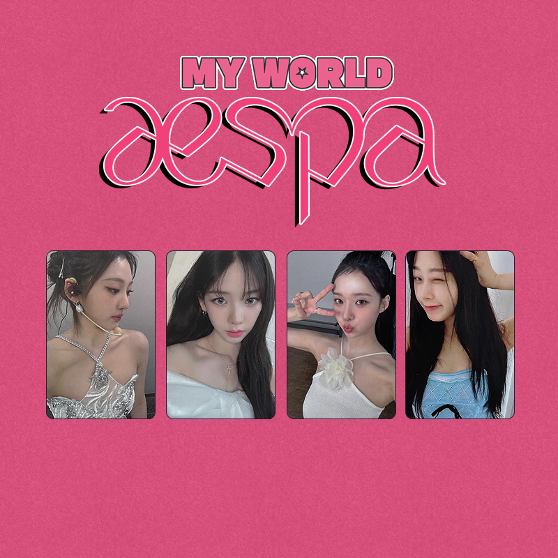 aespa - Official POB MY WORLD Photo Card Set
