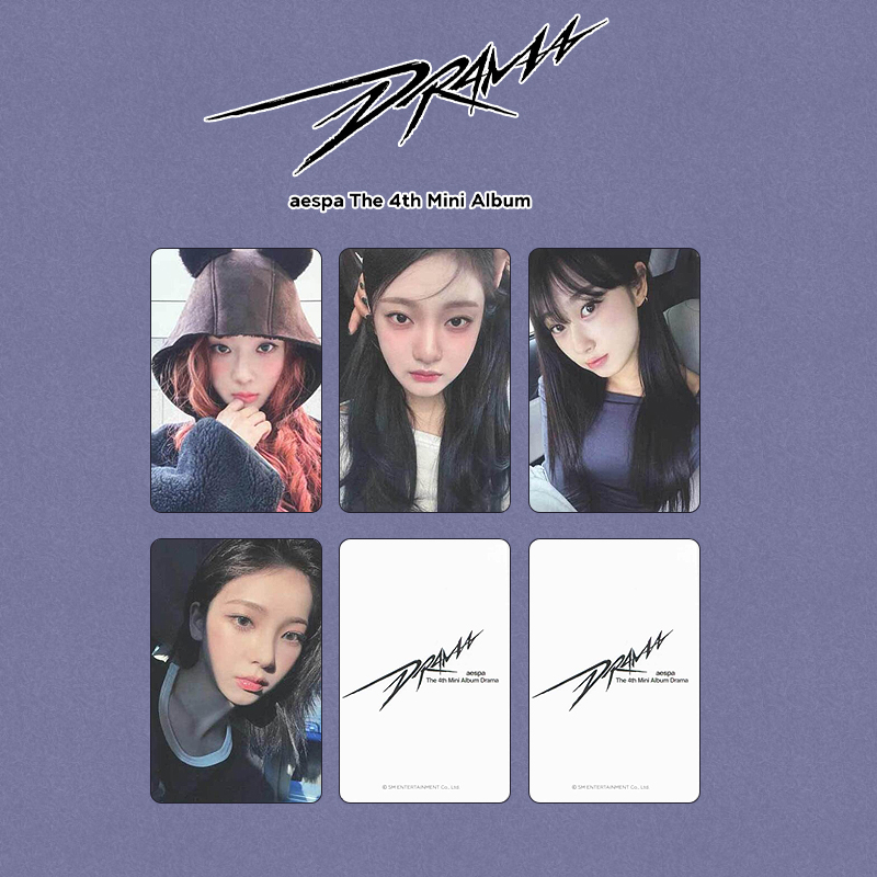 aespa - DRAMA OFFICIAL Music Korea POB SET