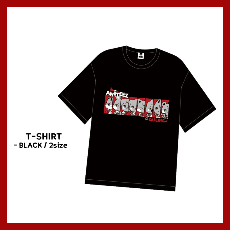 ATEEZ - POP-UP EXHIBITION - ANITEEZ IN THE CALLING - T-Shirt [BLACK]