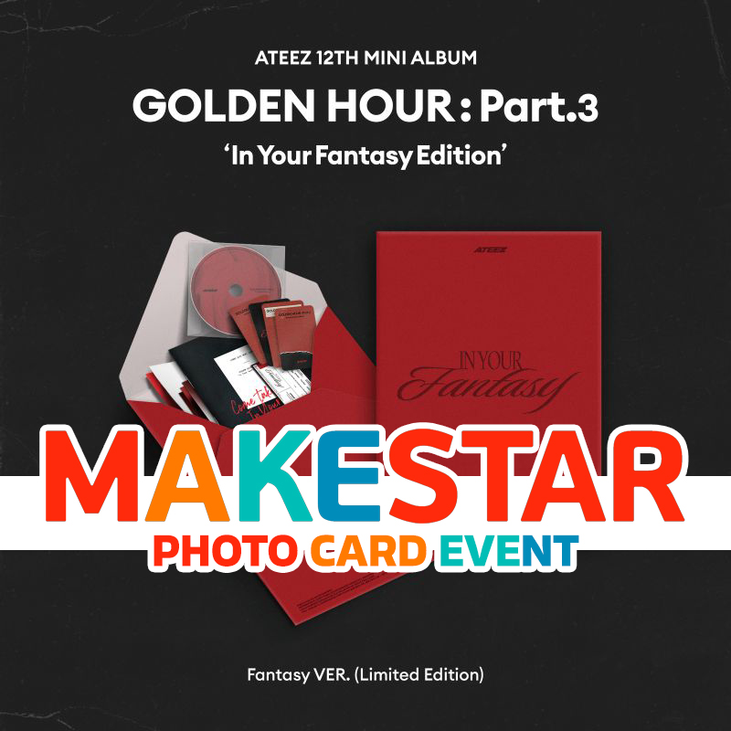 [MAKESTAR] ATEEZ - GOLDEN HOUR : Part.3 ‘In Your Fantasy Edition’ [Limited]