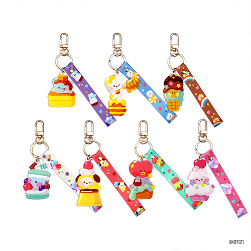 BT21 - Acrylic Strap Keyring [SWEETIE]
