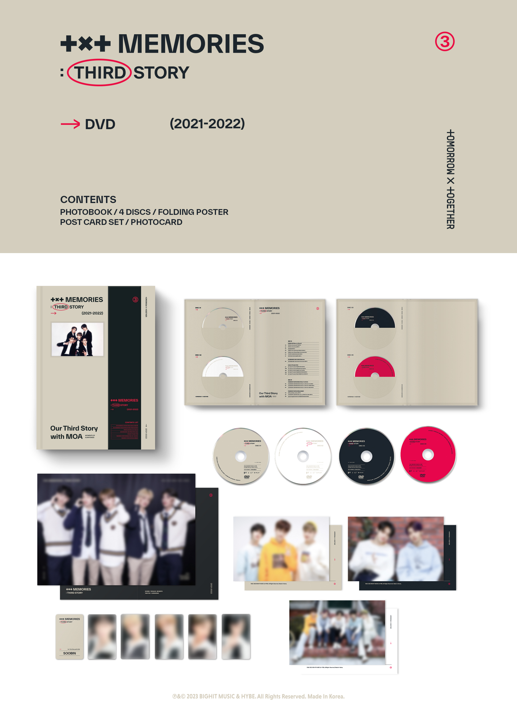TXT (TOMORROW X TOGETHER): THIRD STORY DVD