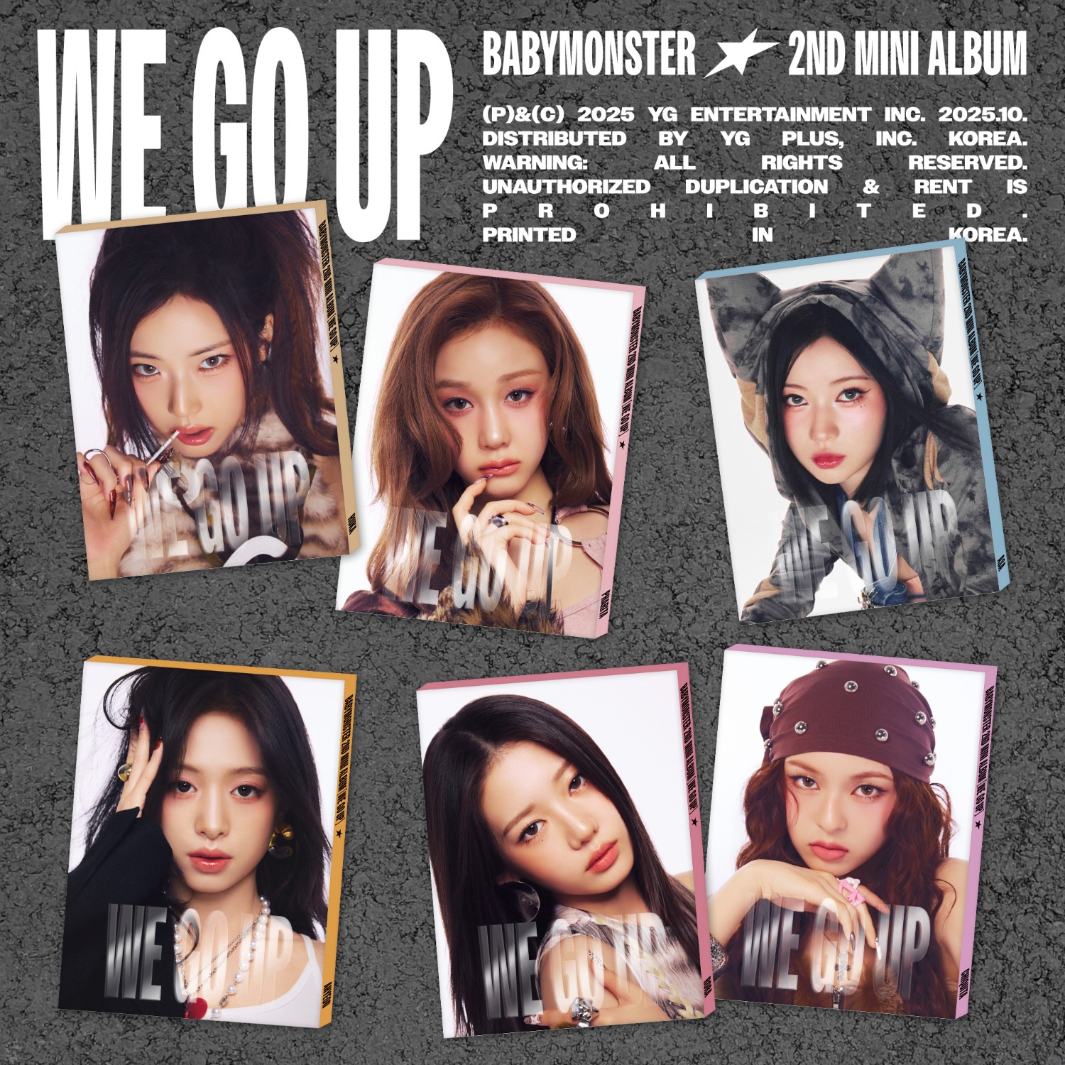 BABYMONSTER - 2nd MINI ALBUM [WE GO UP] (PATTERN Ver.)