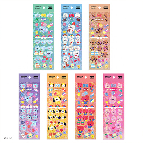 BT21 - Baby Hologram Sticker