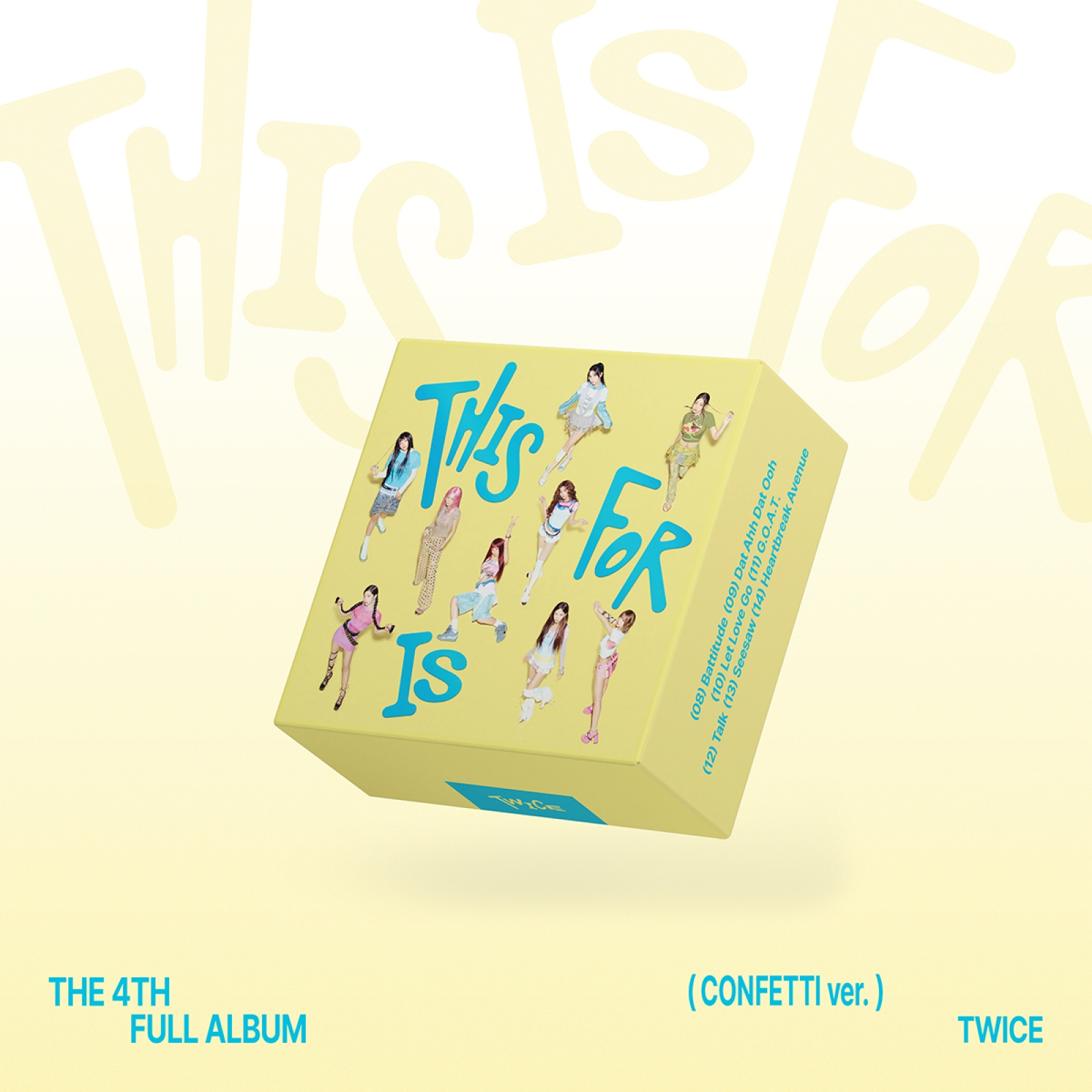 TWICE - 4th Album [THIS IS FOR] (CONFETTI ver.)