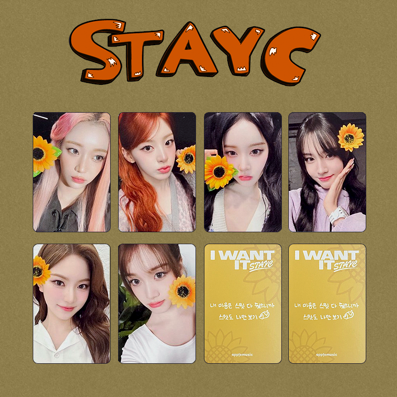 STAYC - I want it Stay Apple Music POB Photo Card Set