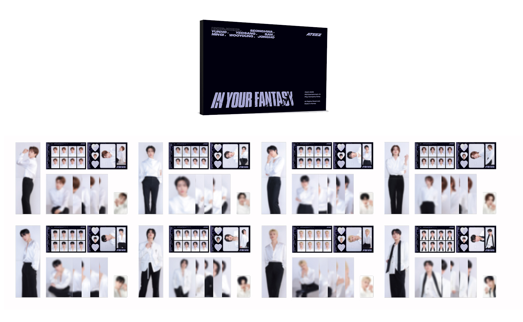 ATEEZ 2025 WORLD TOUR [IN YOUR FANTASY] OFFICIAL MD - Photo Set
