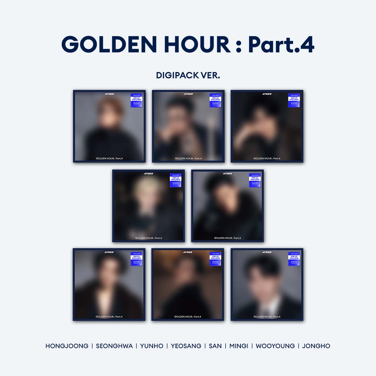 ATEEZ - GOLDEN HOUR : Part.4 (Digipack) - Europe POP-UP Exclusive