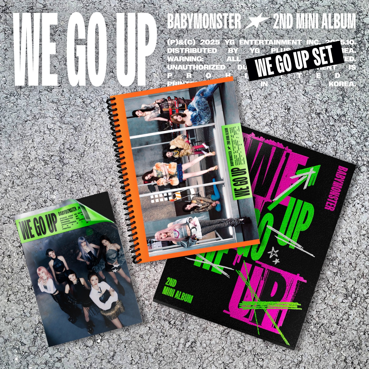 [SIGNED] BABYMONSTER - 2nd MINI ALBUM [WE GO UP]