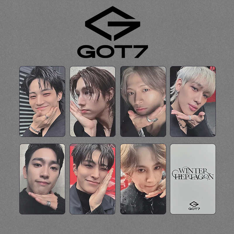 GOT7 - WINTER HEPTAGON Music Korea POB Photo Card Set