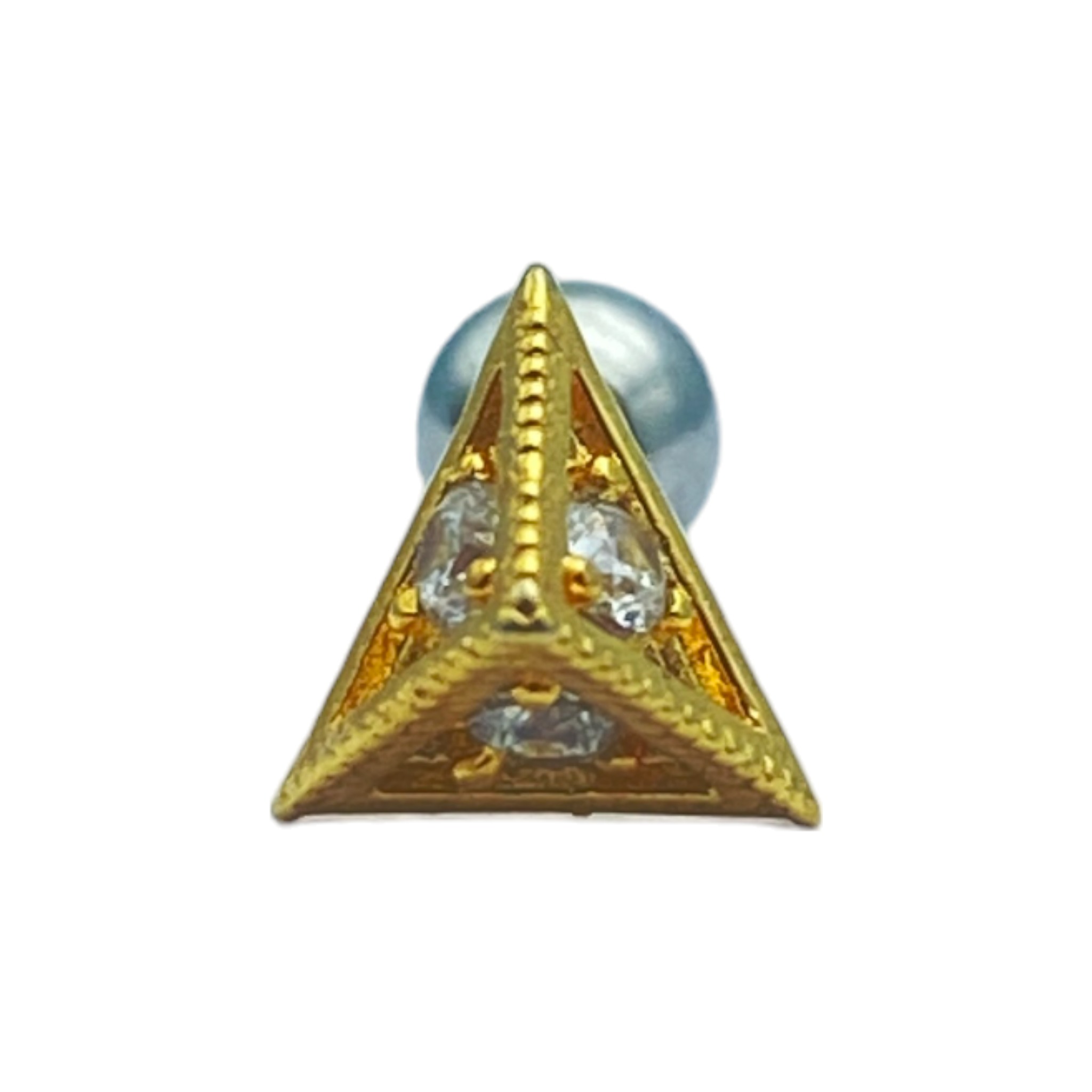 Gold Pyramid - Piercing
