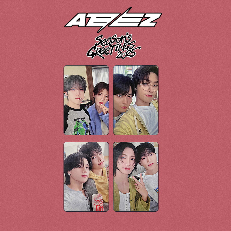 ATEEZ - 2025 SEASON'S GREETINGS - ROCK WILL NEVER DIE UNIT POB Set
