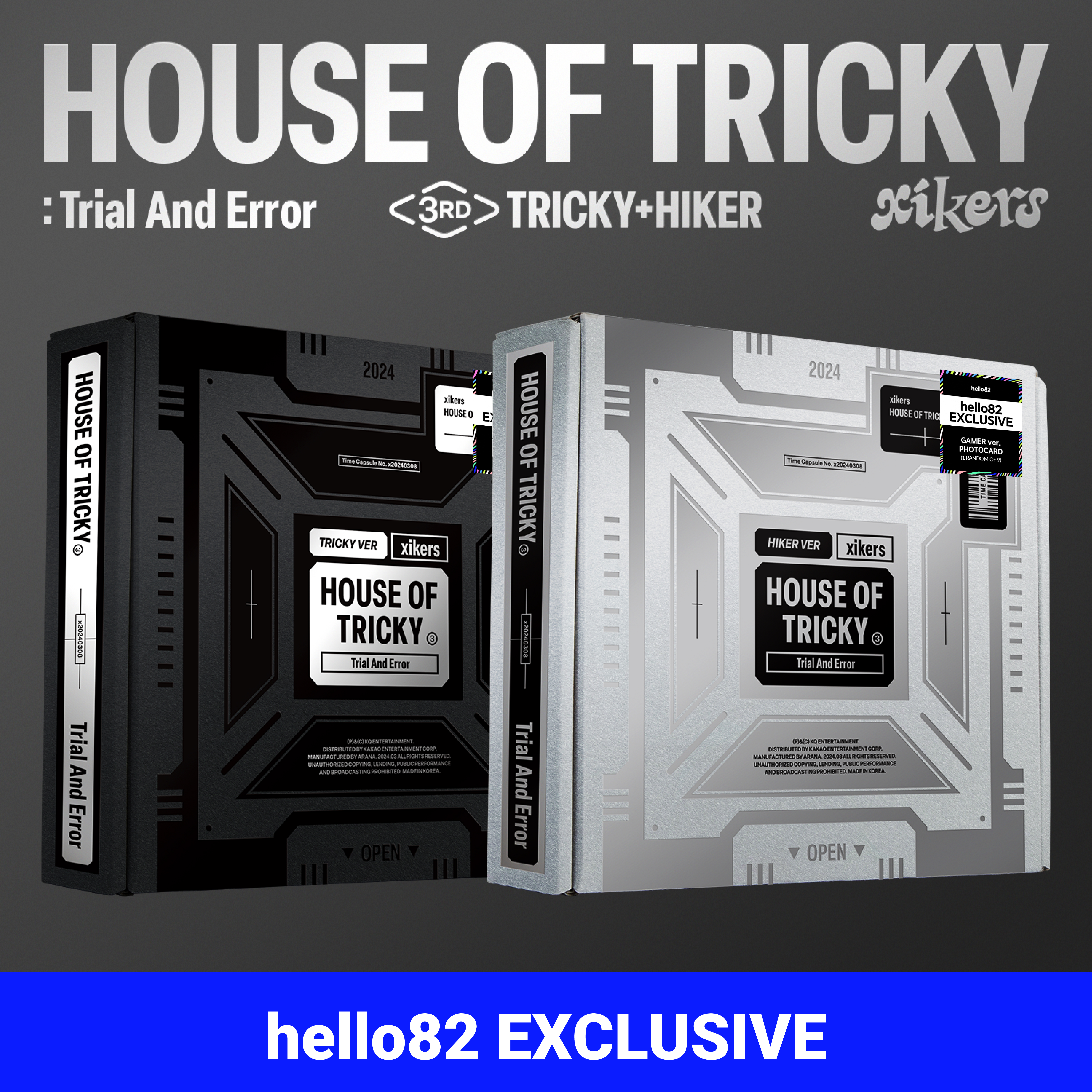 [hello82 exclusive] xikers - HOUSE OF TRICKY : Trial And Error Box Set