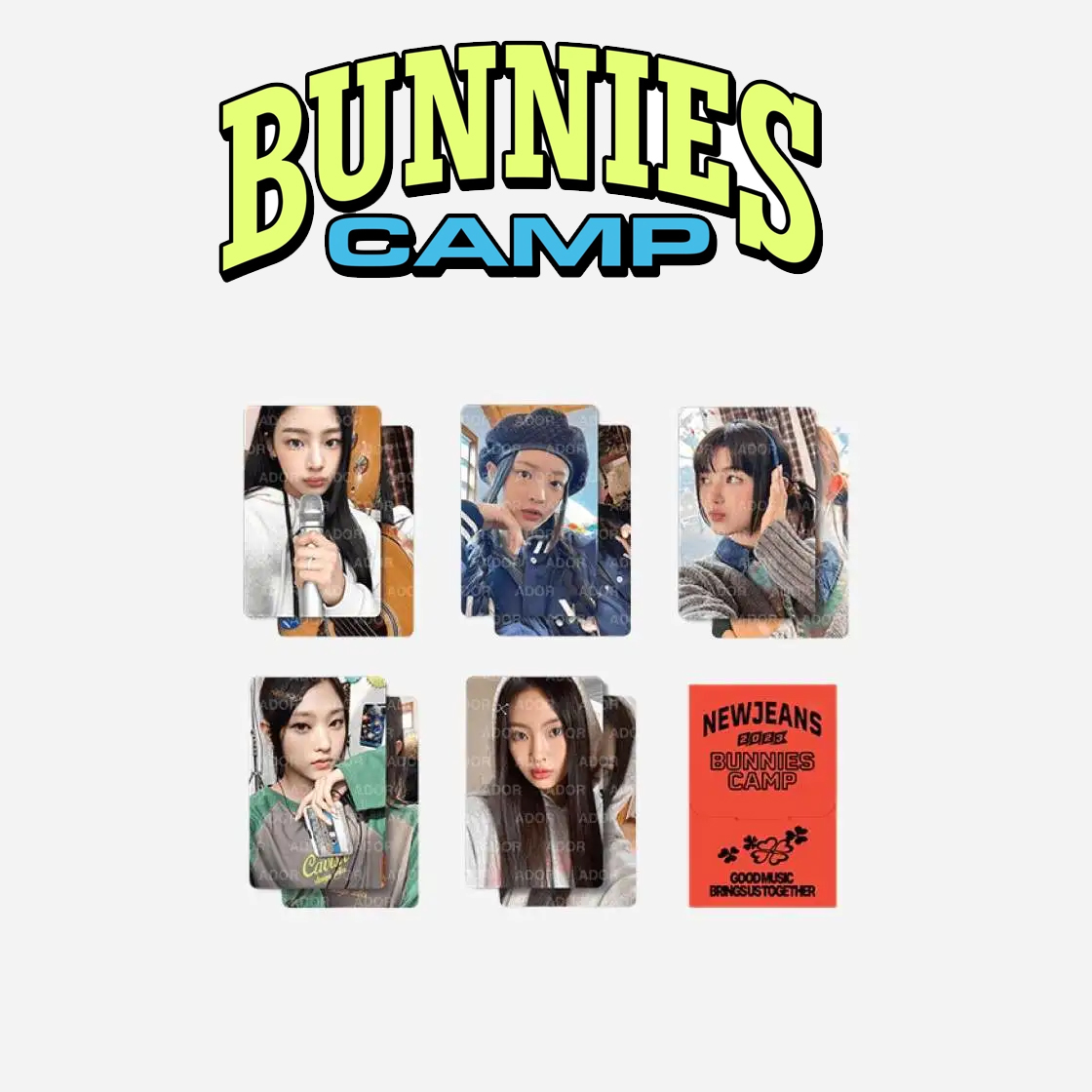 NEWJEANS - BUNNIES CAMP 2023 - OFFICIAL PHOTO CARD SET