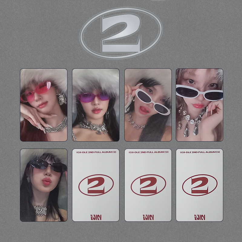 (G)I-DLE - "2" 2ND ALBUM POB FANPLEE PHOTO CARD SET