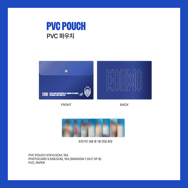 Stray Kids - KARMA POP-UP STORE MD - PVC Pouch