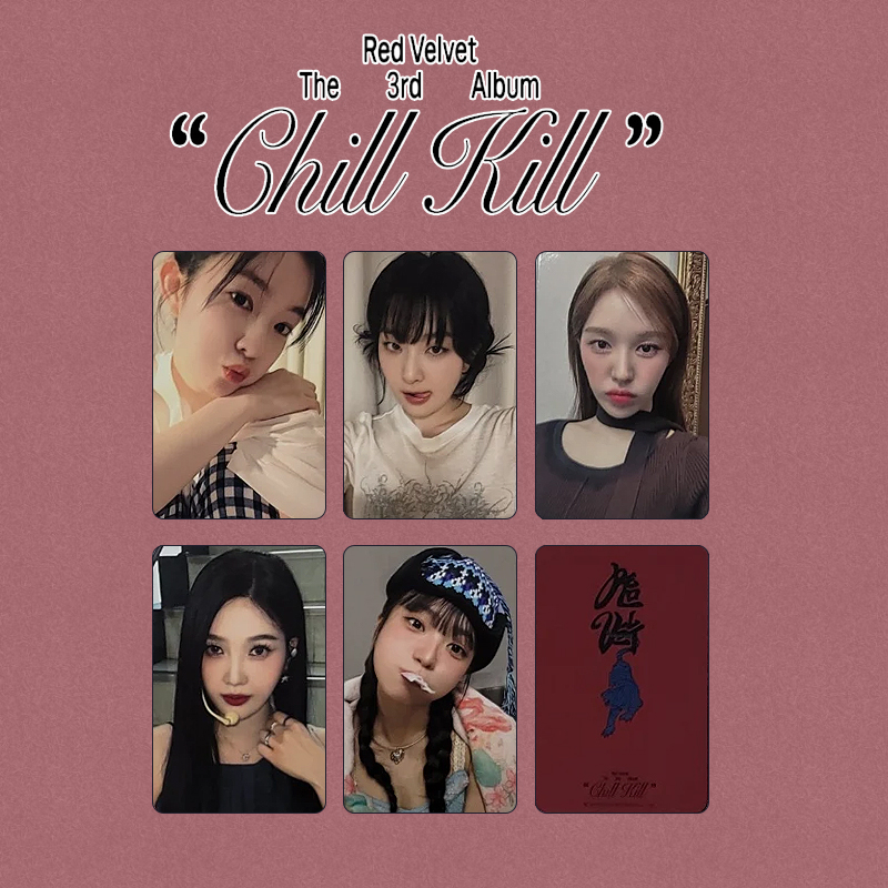 RED VELVET - Chill a Kill OFFICIAL Lucky Draw SET