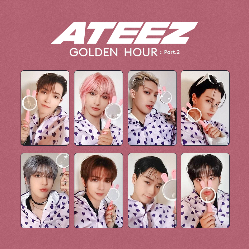 ATEEZ - GOLDEN HOUR PART 2 OFFICIAL APPLE MUSIC POB PHOTO CARD SET