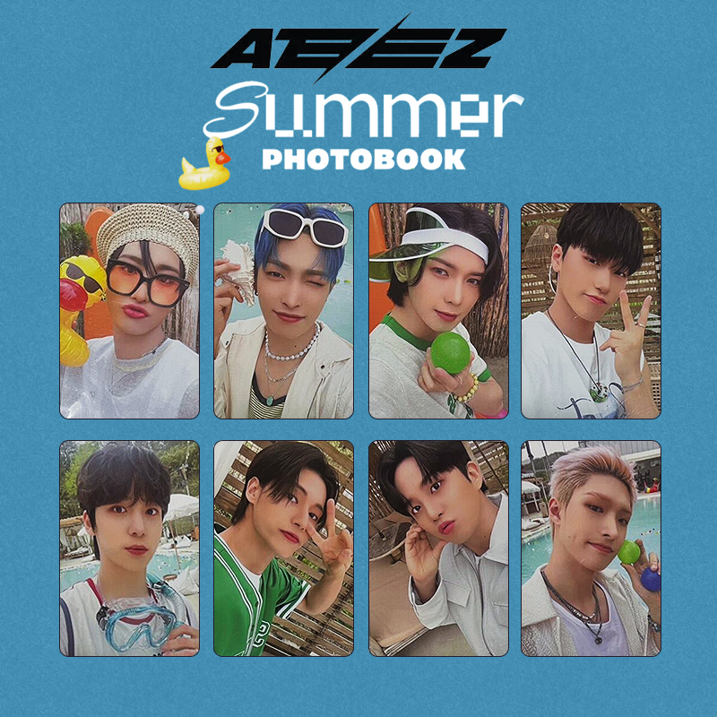 ATEEZ - 3rd SUMMER PHOTOBOOK POB Photo Card Set