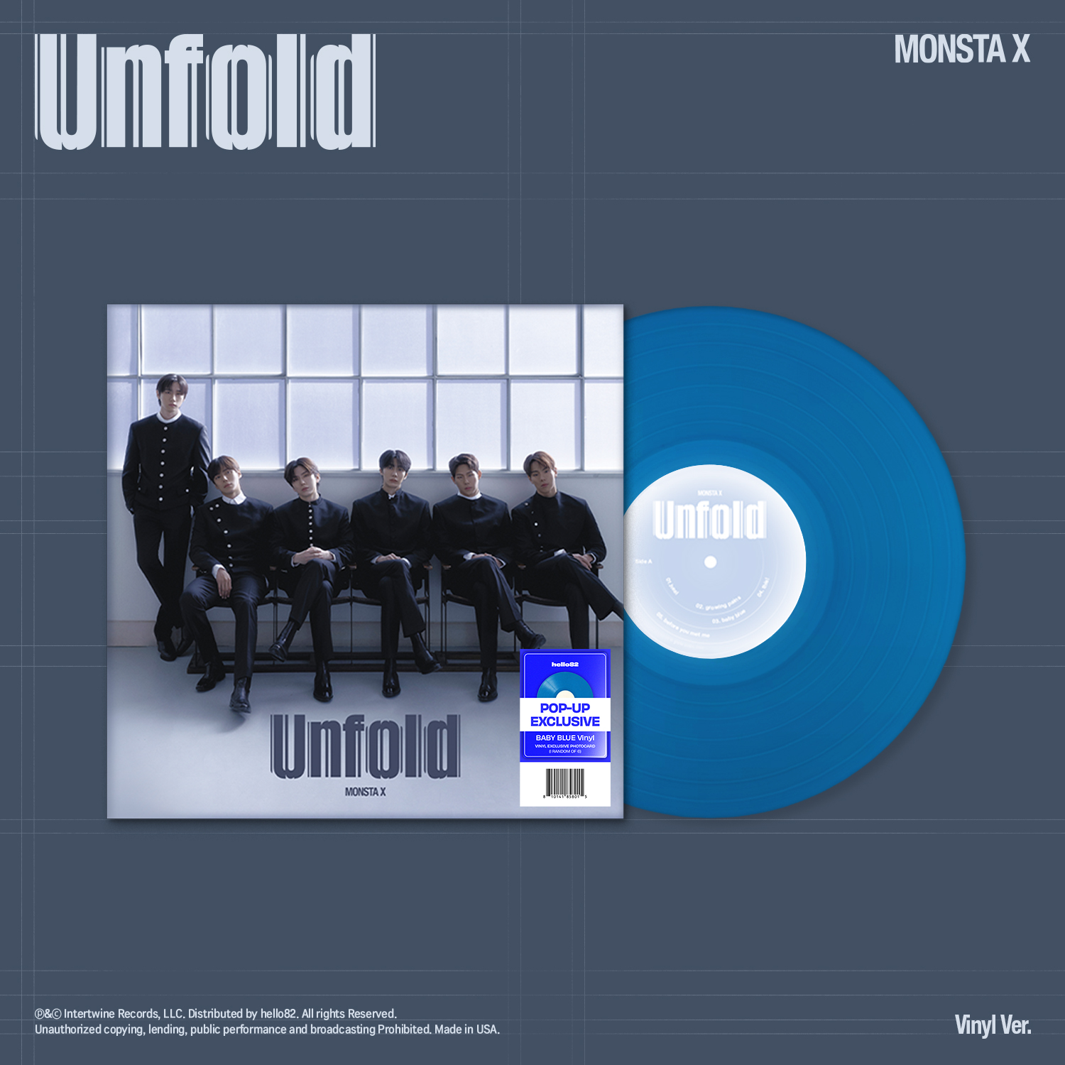 MONSTA X - Unfold - POP-UP Exclusive (Vinyl)