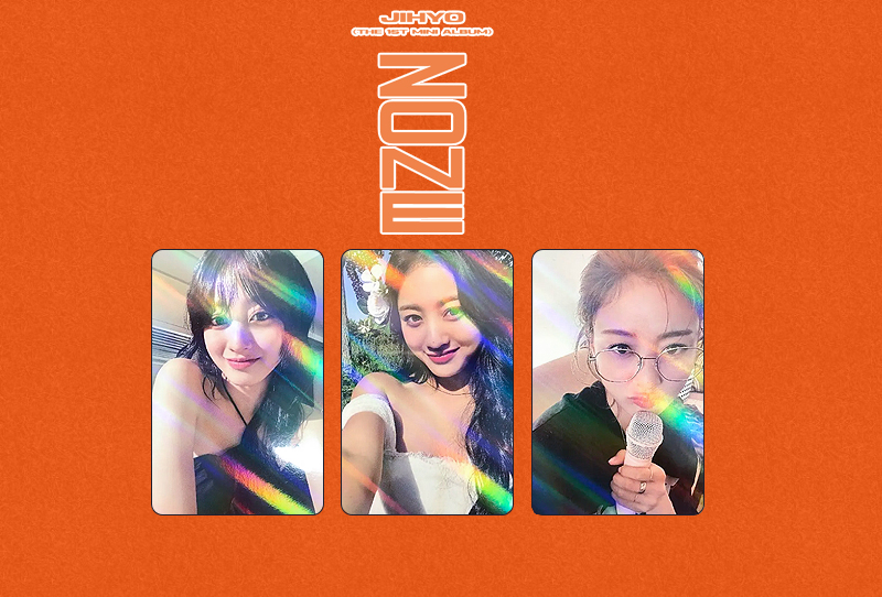 JIHYO - ZONE withmuu Hologramm PHOTO CARD SET