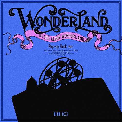 B.I - 3rd Album WONDERLAND [Pop-Up Book Ver.]